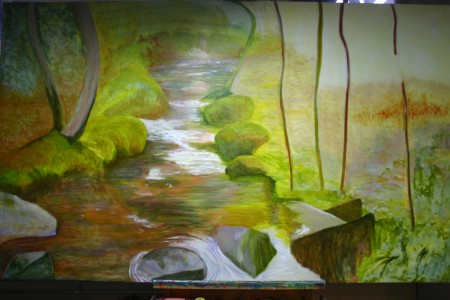 Voorbeeld kunstuitleen schilderij 'Morvan'